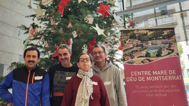 Participem en l’ornamentació de l’arbre de Nadal de l’edifici de la Generalitat de Girona